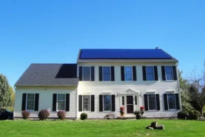 Solar panels professionally installed on a home in North Carolina.