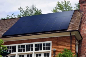 Solar panels professionally installed on a home in North Carolina.