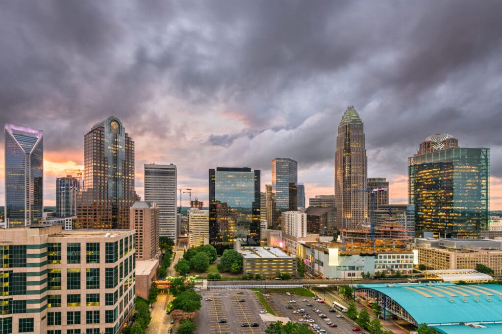 charlotte nc weather and skyline